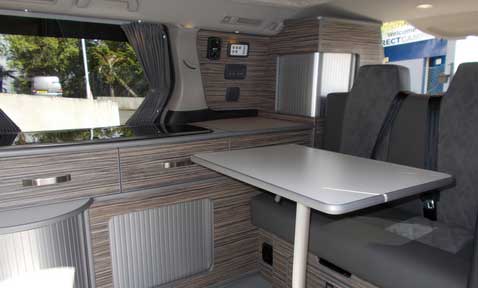 Direct Campers Interior