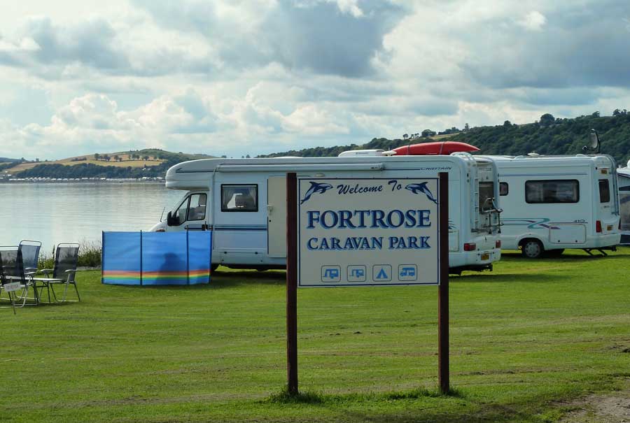 Fortrose campervan site